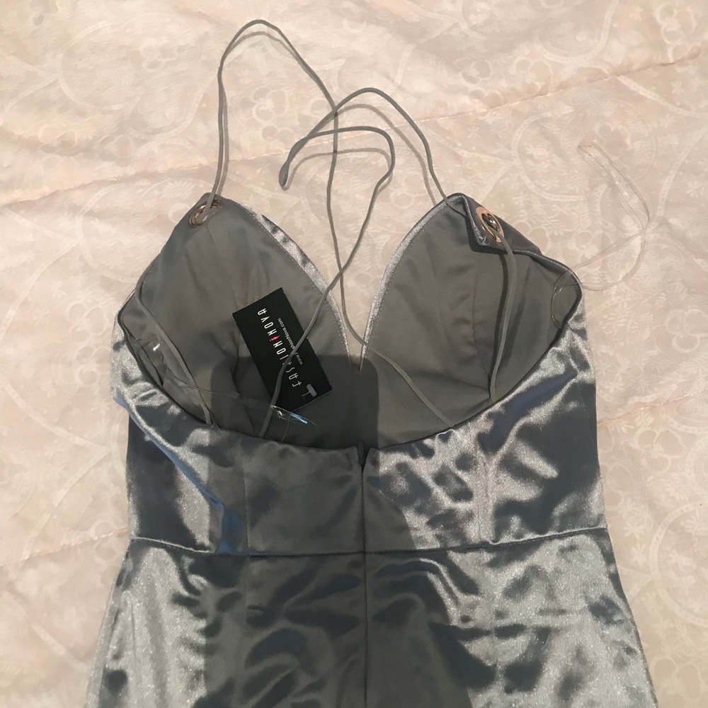 Fashion Nova silver/grey mini dress - Picture 2 of 2